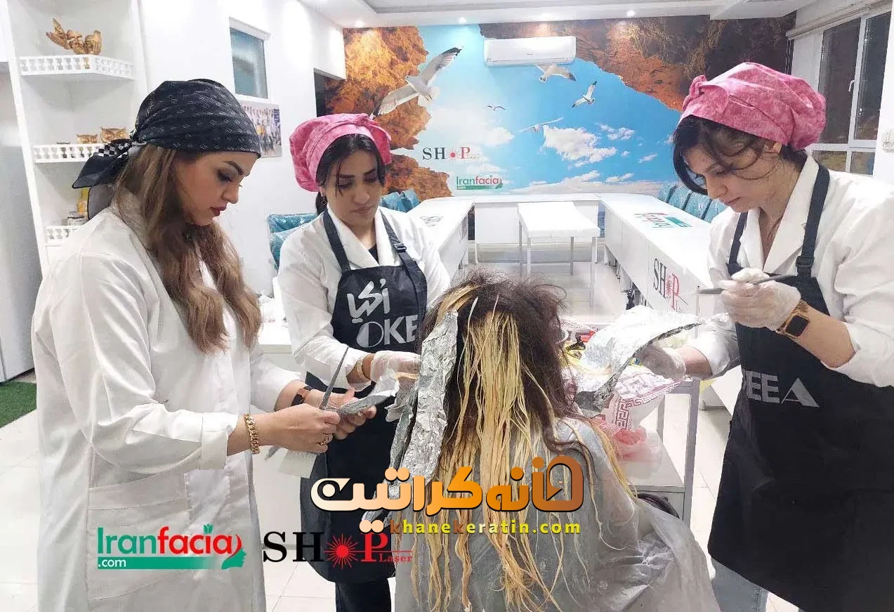 کلاس آموزش رنگ و مش در مشهد